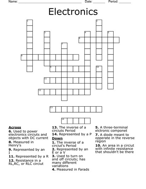 electronics giant crossword